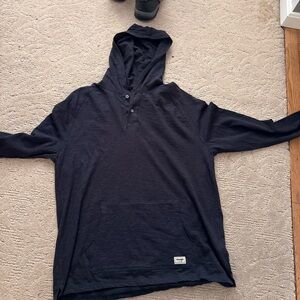 Wrangler Dark Blue Hooded Sweatshirt